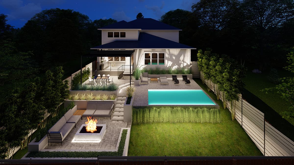 Showcase of pool renovation in Markham.